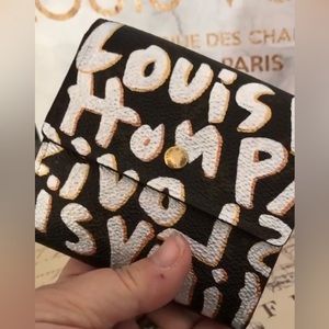 🤍Customized Louis Vuitton Monogram Portefeiulle Elise Bifold Wallet ⭐️